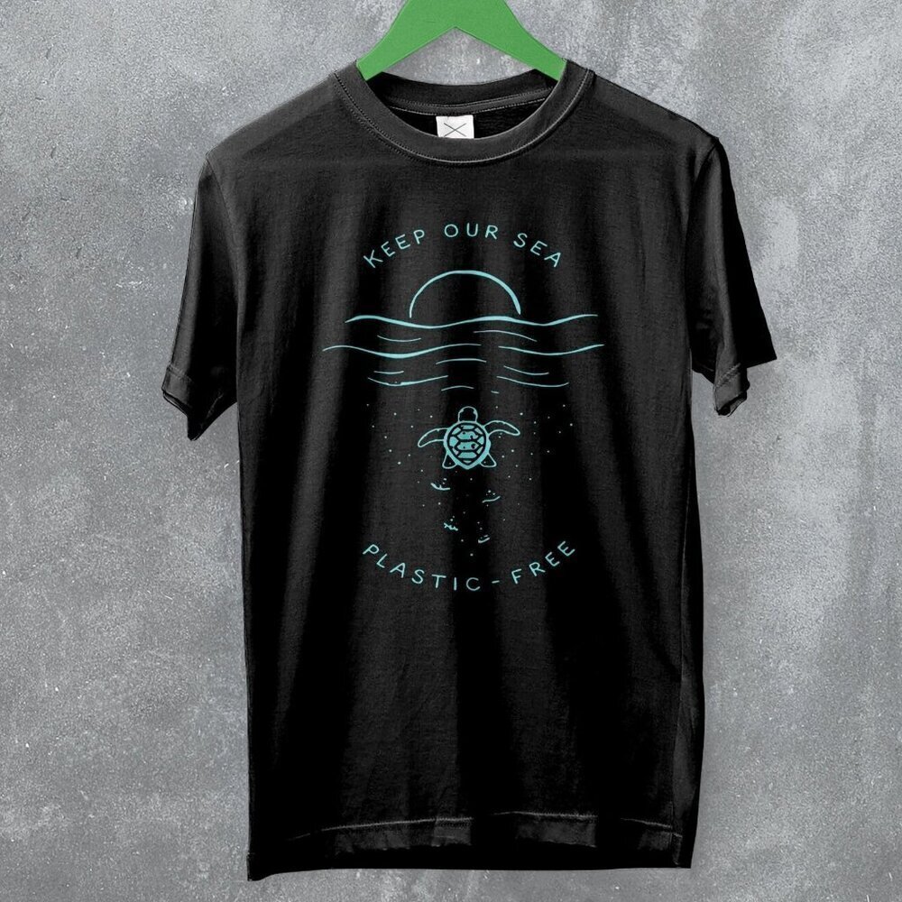 Sea Lover Keep Our Sea Clean Ocean Wildlife Conservation Nature T-Shirt 152